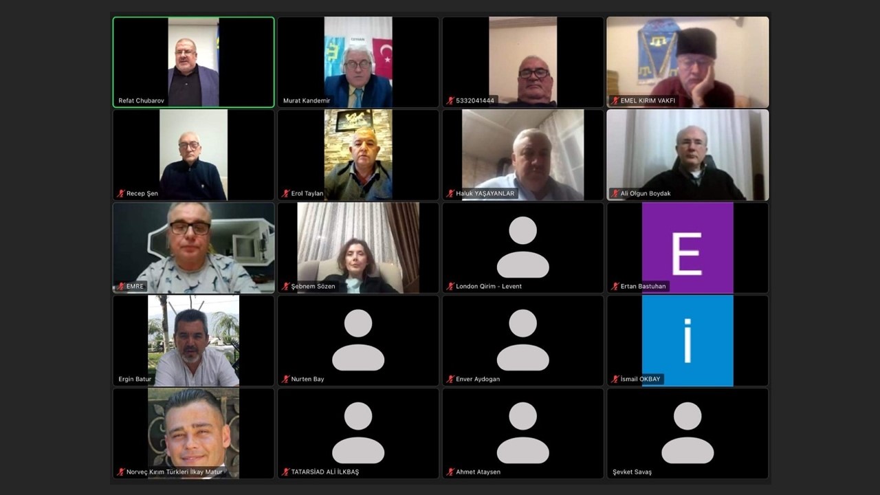 Kırım Tatar STK’ları Çevrimiçi Toplantısı Yapıldı