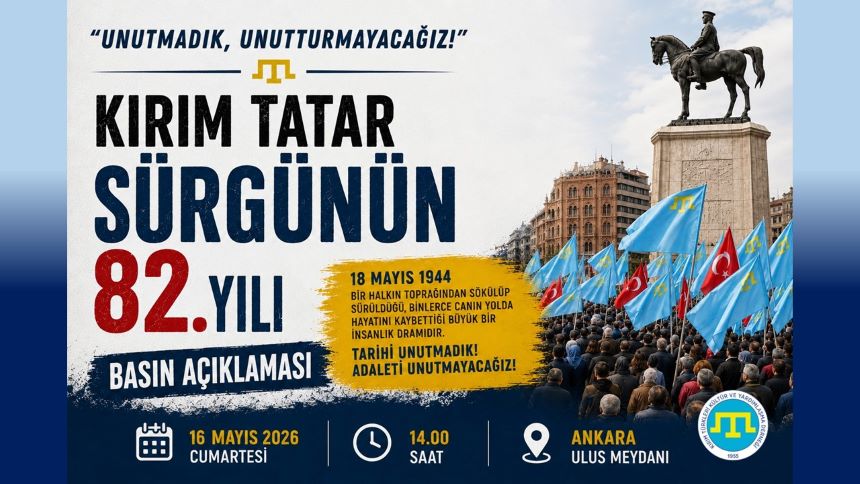 Sürgünün 82. Yıl Dönümünde Ulus Atatürk Heykeli Önündeyiz