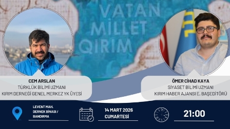 Bandırma’da “Kırım Türklerinin Milli Mücadelesi” Konferansı...